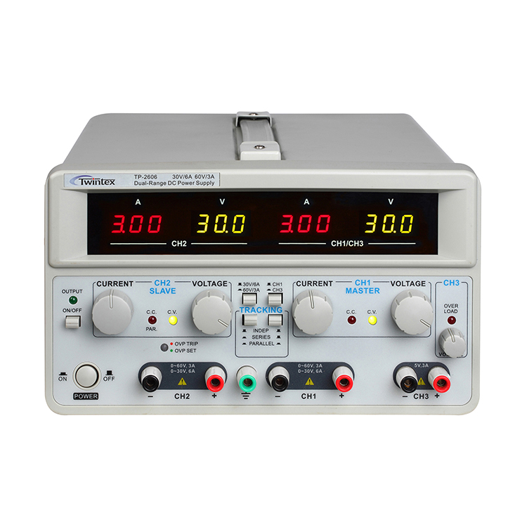 TP-2606 Switching Mode 30V 6A & 60V 3A Precision Multiple Output Dual Range DC Power Supply