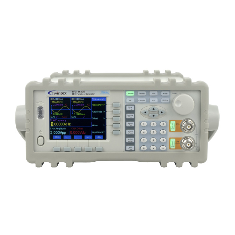 TFG3600E Series 2 Channel Sine Square Waveform 5MHz 10MHz 15MHz 20MHz Arbitrary Function Generator