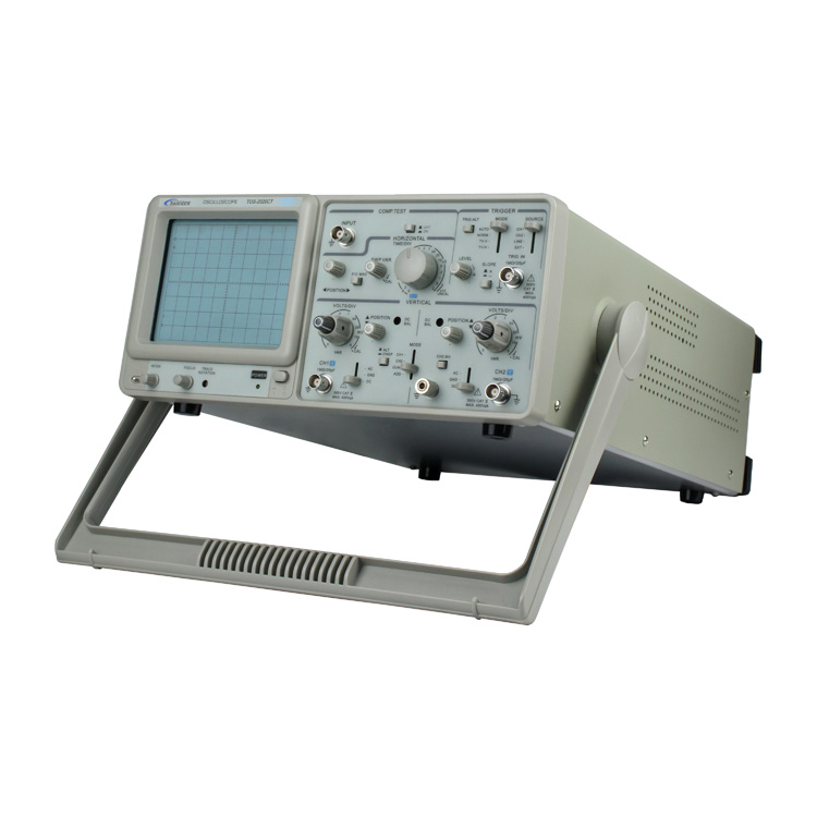 TOS2000C Series Cathode Ray Tube (CRT) Dual Channel Analog Oscilloscope 20MHz 30MHz 40MHz 50MHz